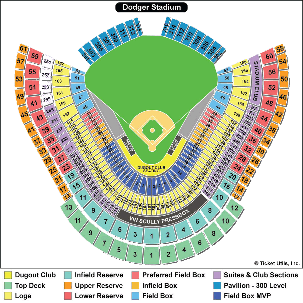 Angel Stadium Tickets Seating Chart