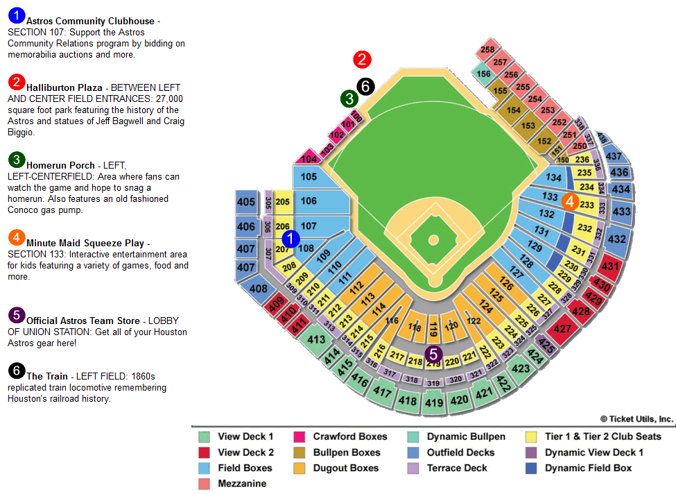 Minute Seating Chart Houston