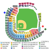 Minneosta Twins seating chart
