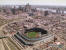 Aerial of Tiger Stadium in the 1990's.