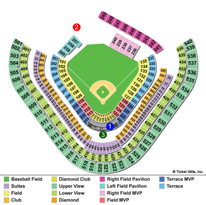 ballpark seating charts, ballparks of baseball