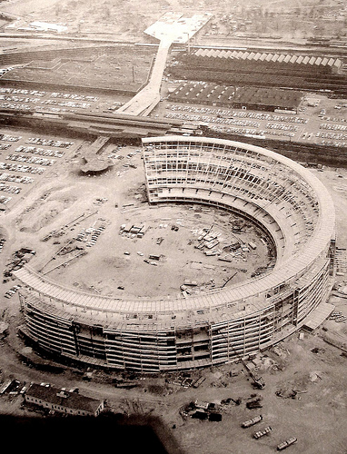 여러 야구장들의 건축중에 찍은 사진.JPG : MLBPARK