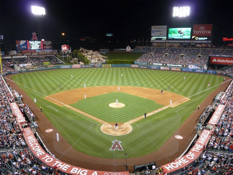 Angel Stadium Anaheim Angels Stadium Ballpark Blueprint 