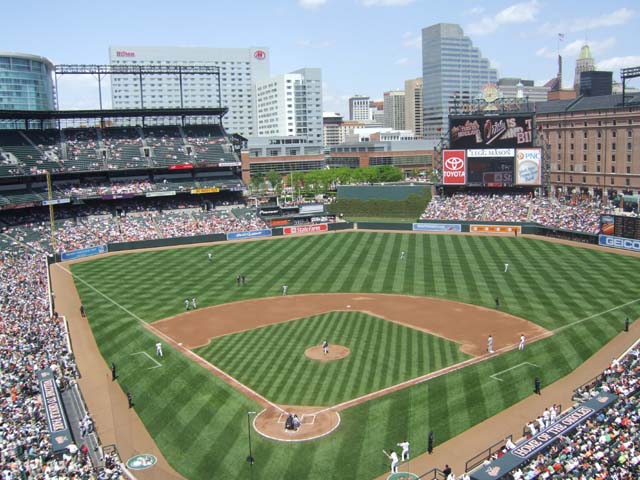 Seating Chart Camden Yards Baltimore Md