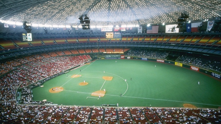 View of the Astrodome, former home of the Houston Astros