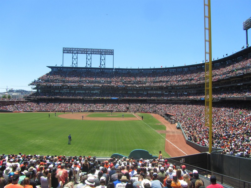Sf Giants Stadium Seating Chart View From Seat