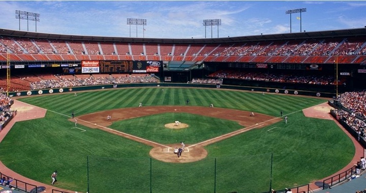 Candlestick Park, former home of the San Francisco Giants