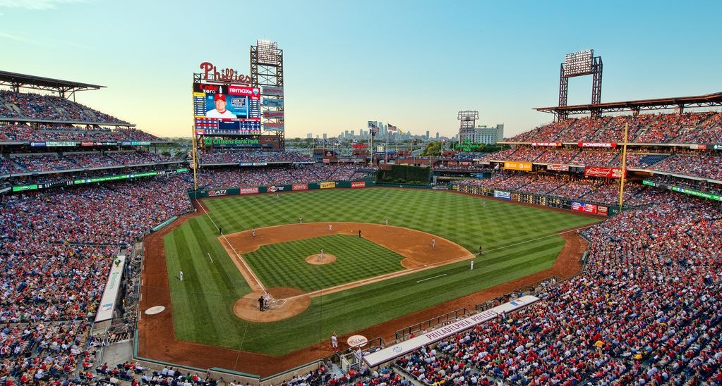 View from the upper deck at Citizens Bank Park - Picture: Mark Whitt