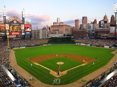 Comerica Park Stadium Seating Chart