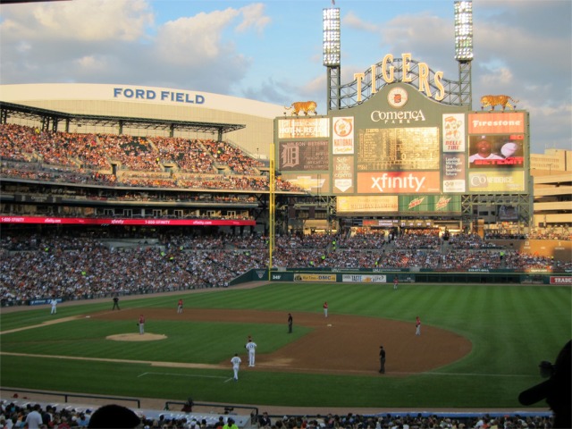 Detroit Tigers Comerica Park Seating Chart