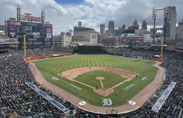 Comerica Park, home of the Detroit Tigers