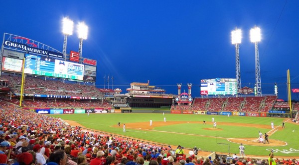 View of Great American Ball Park, home of the Cincinnati Reds