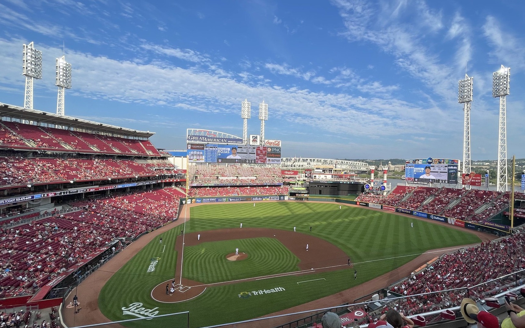 detailed great american ballpark seating chart