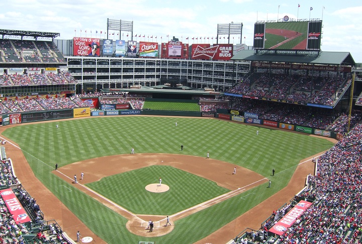 Globe Life Park History Photoore Of The Texas Rangers Former Home