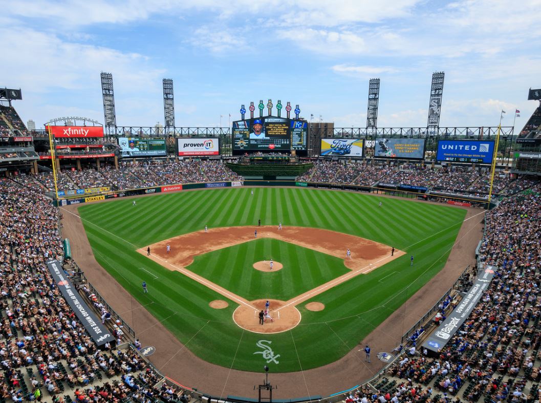 View from the upper deck at Guaranteed Rate Field