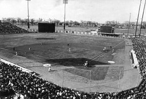 Original caption: General view of Forbes Field, home of the Pittsburgh Pirates. October 1966 Pittsburgh, Pennsylvania, USA