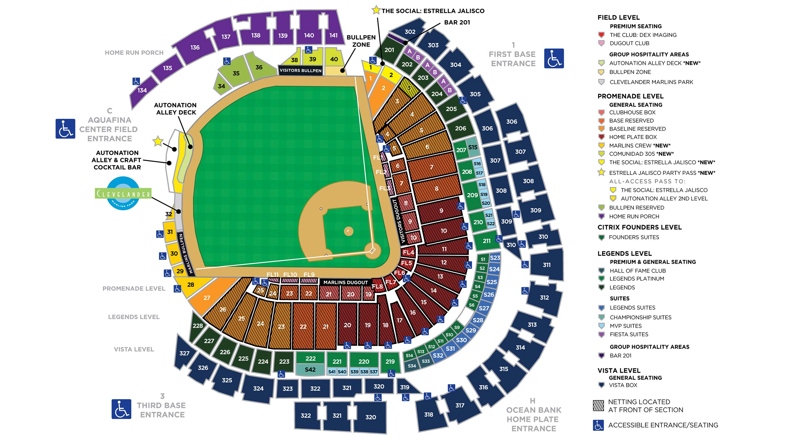 National Park Baseball Stadium Seating Chart