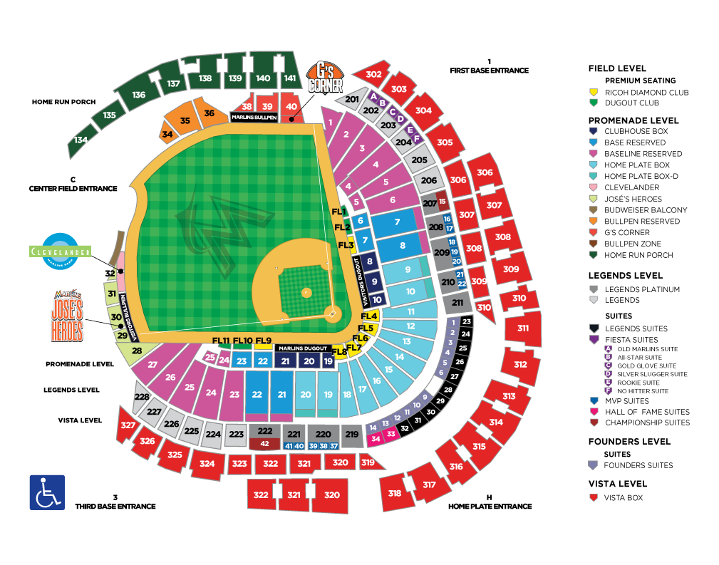 Washington National Stadium Seating Chart