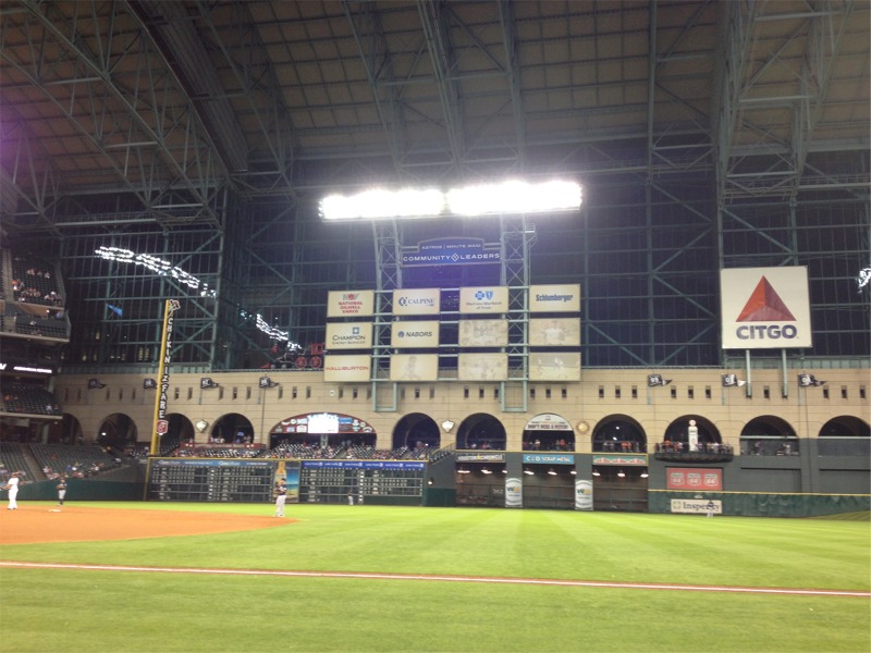 minute maid park sign