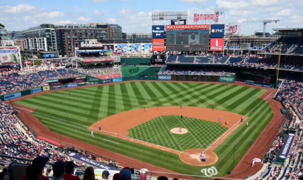 View from the upper deck at Nationals Park, home of the Washington Nationals