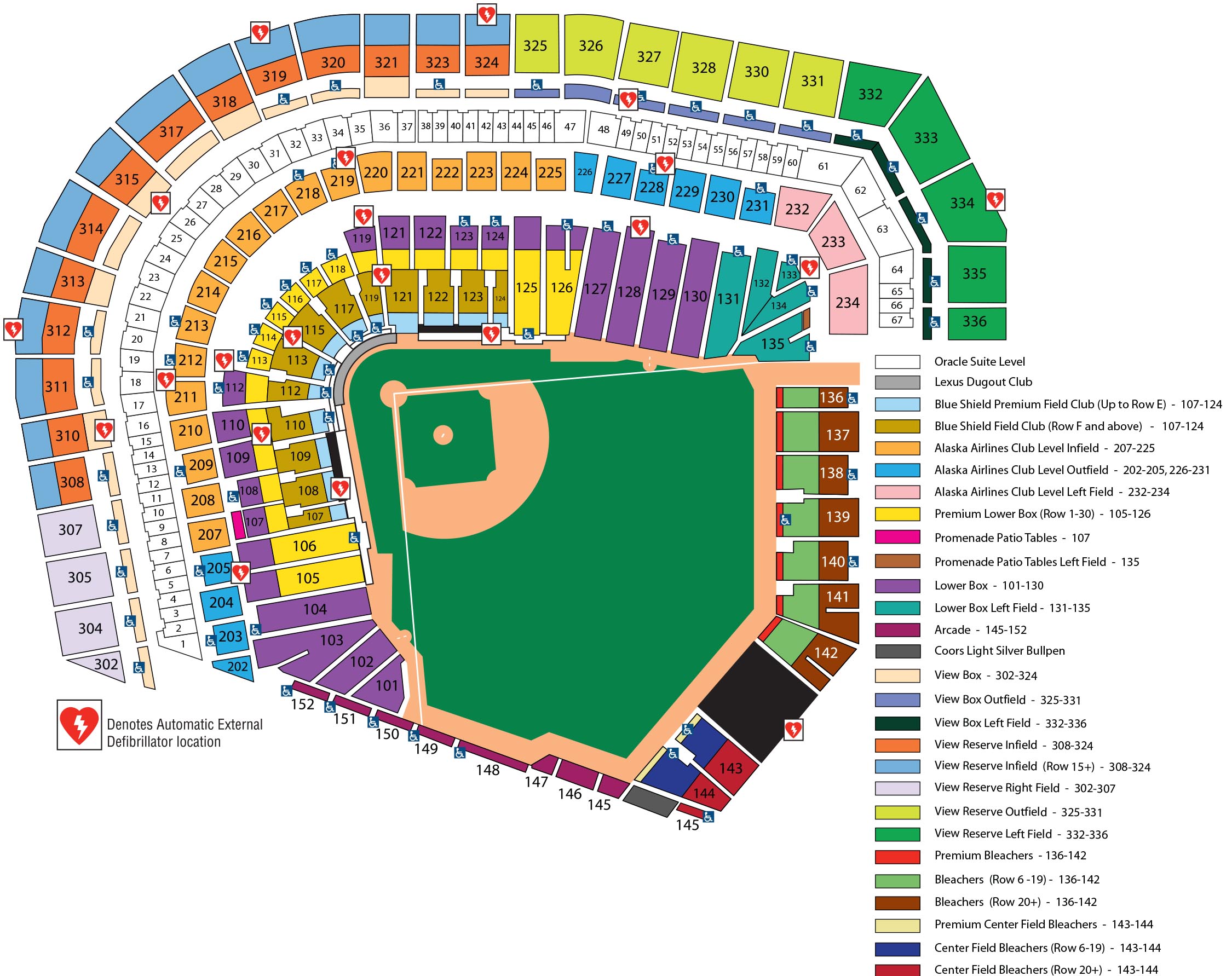 Comerica Field Seating Chart