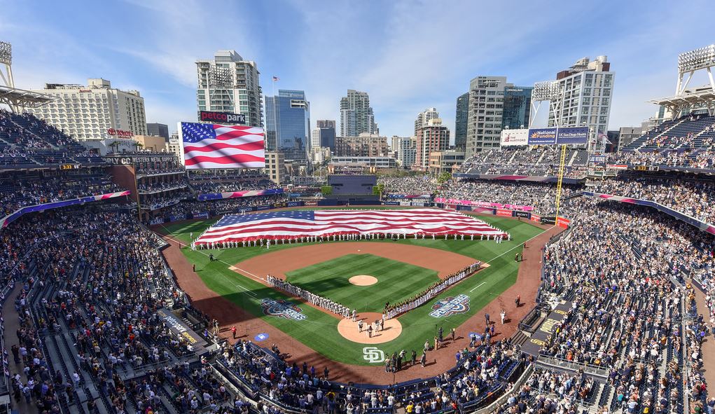 View from the upper deck at Petco Park - home of the San Diego Padres - Picture: Mark Whitt