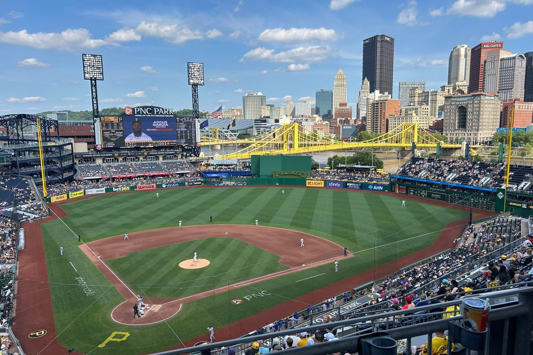 PNC Park, home of the Pittsburgh Pirates