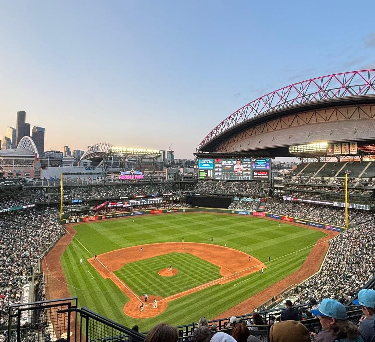 View from the upper deck at T-Mobile Park