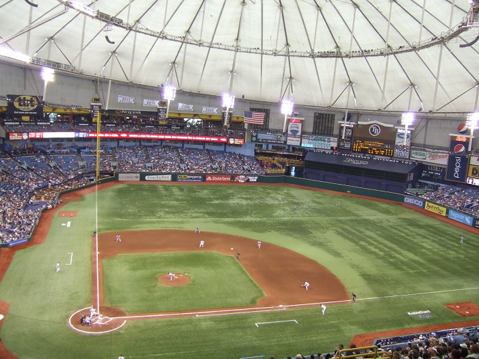 upper deck tropicana field