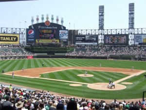 View from the lower deck at US Cellular Field