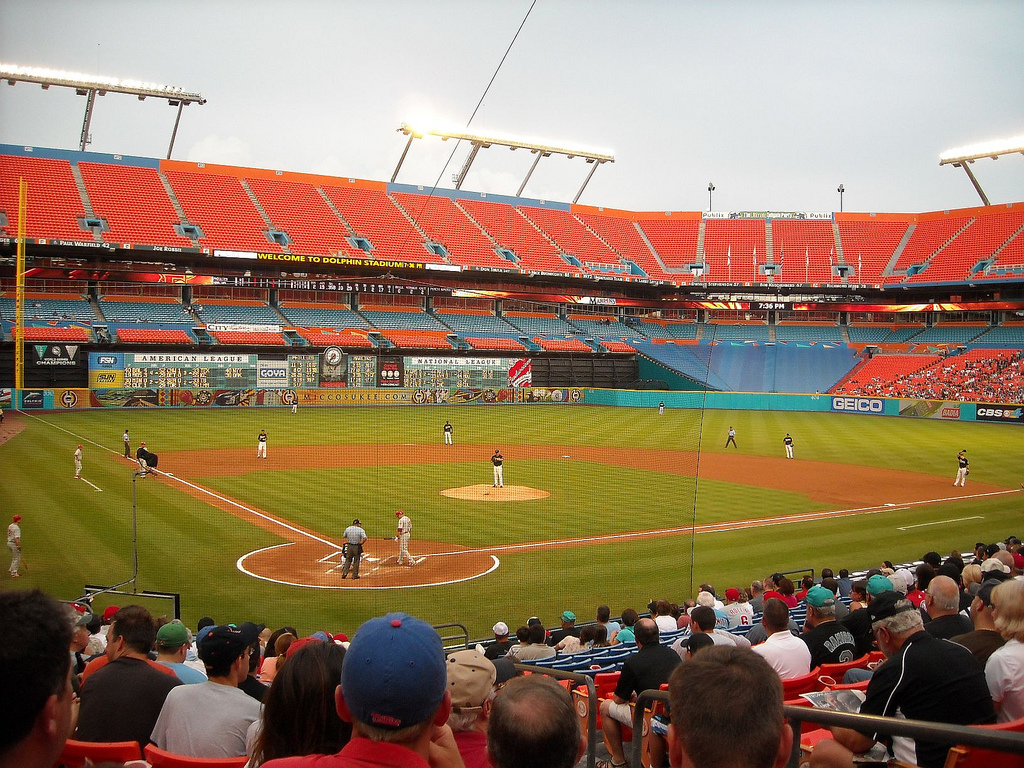 Um jogo no SunLife Stadium de Miami