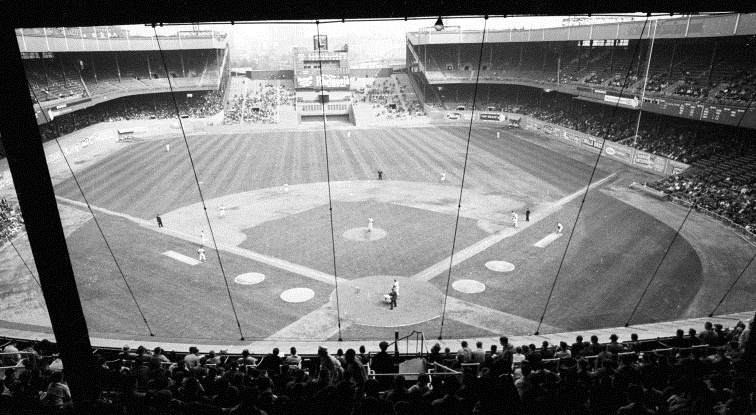View of Polo Grounds, former home of the New York Giants