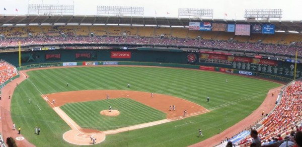 View from the upper deck at RFK Stadium, former home of the Washington Nationals and Washington Senators