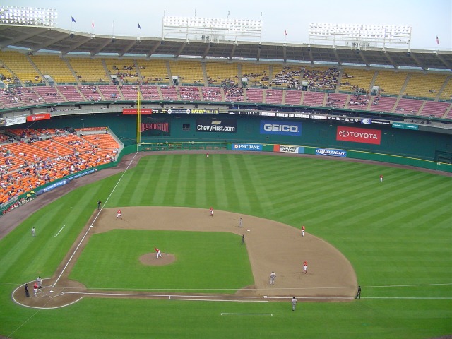 RFK Stadium - history, photos and more of the Washington Senators and