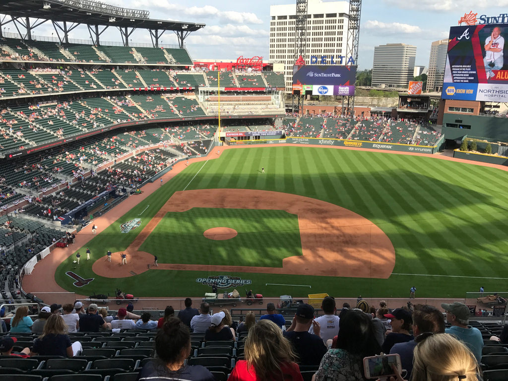 Atlanta Braves Seating Chart Suntrust Park