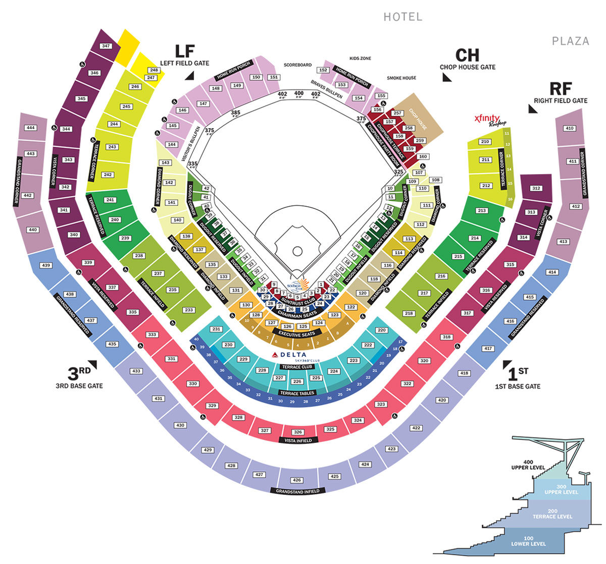 Srp Park Seating Chart