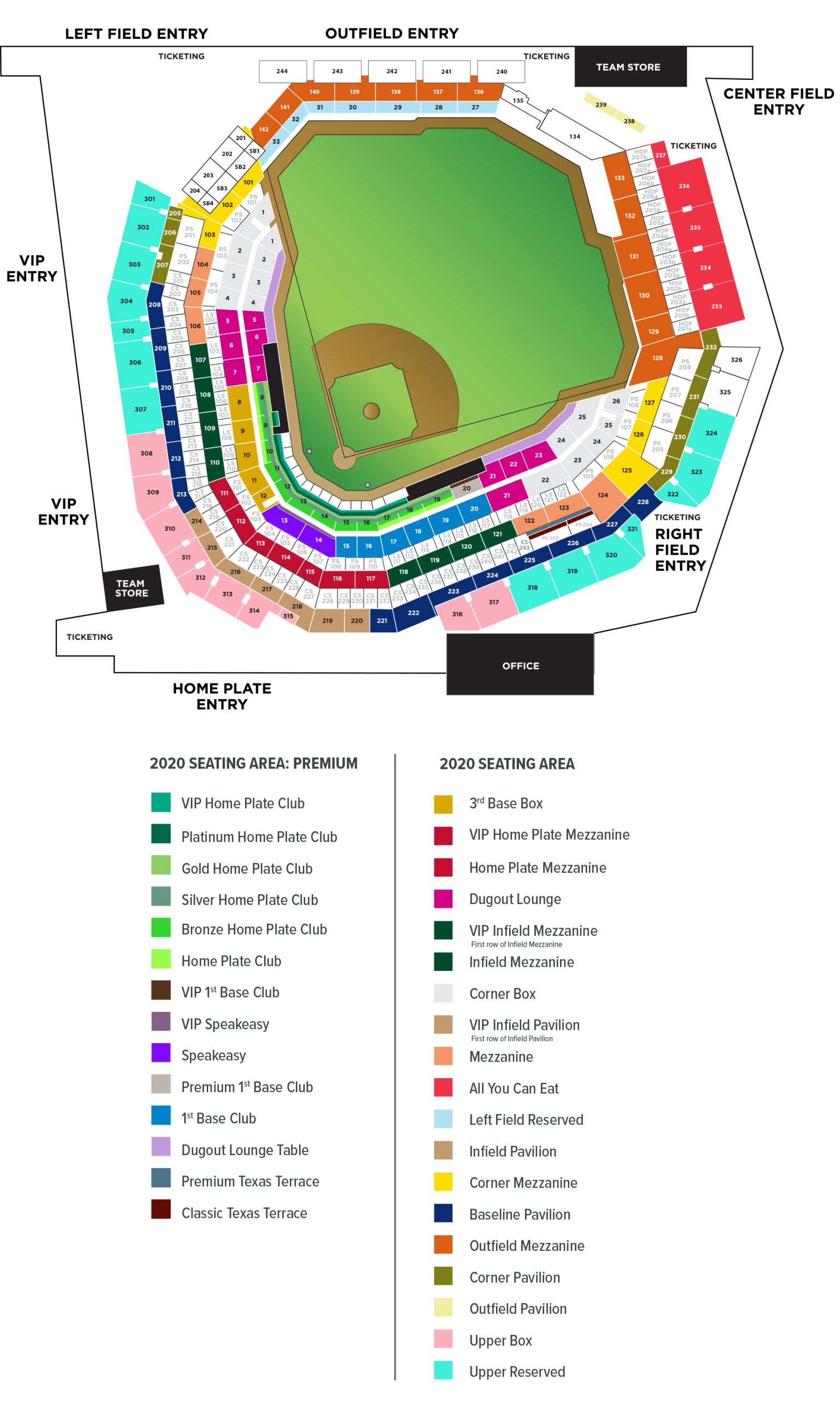 Mlb Ballpark Seating Charts Ballparks