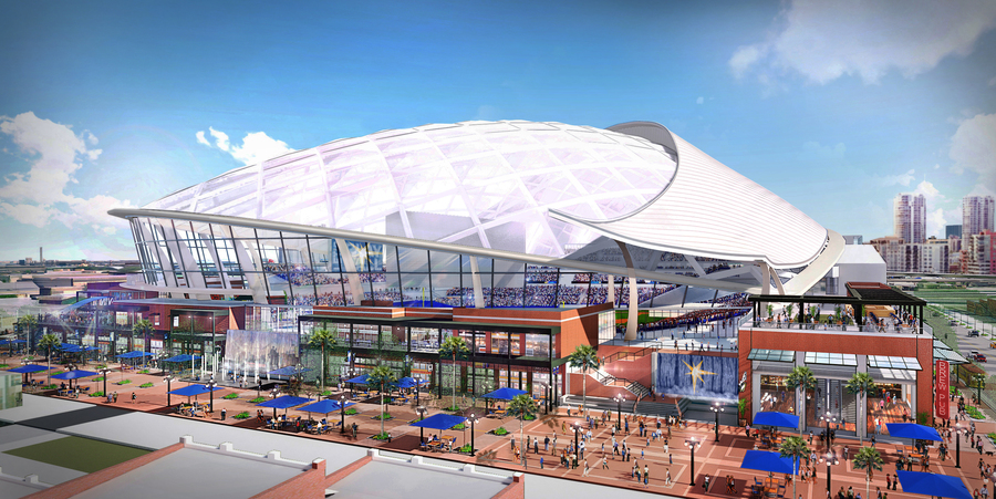 Tampa Bay Rays dream big but follow trend in plans for smaller