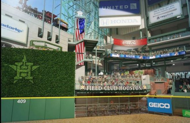 Astros unveil renovations to Minute Maid Park's center field