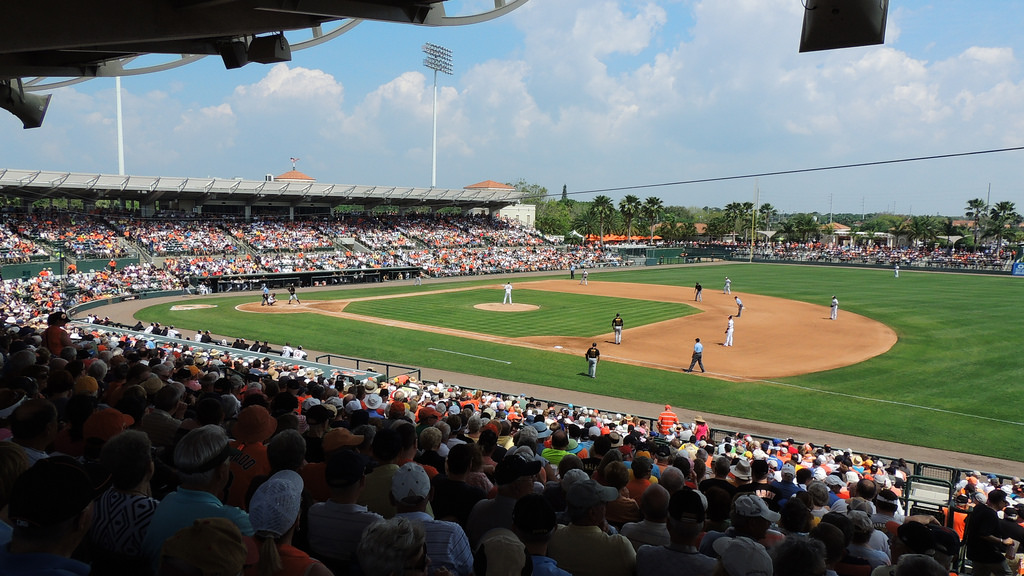 Ed Smith Stadium, spring training home of the Baltimore Orioles