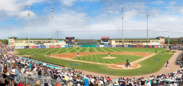 Roger Dean Stadium, Spring Training home of the Miami Marlins and St. Louis Cardinals