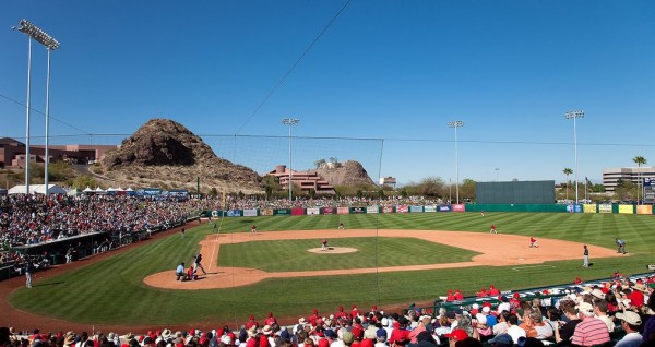 Tempe Diablo Stadium, Spring Training home of the Los Angeles Angles